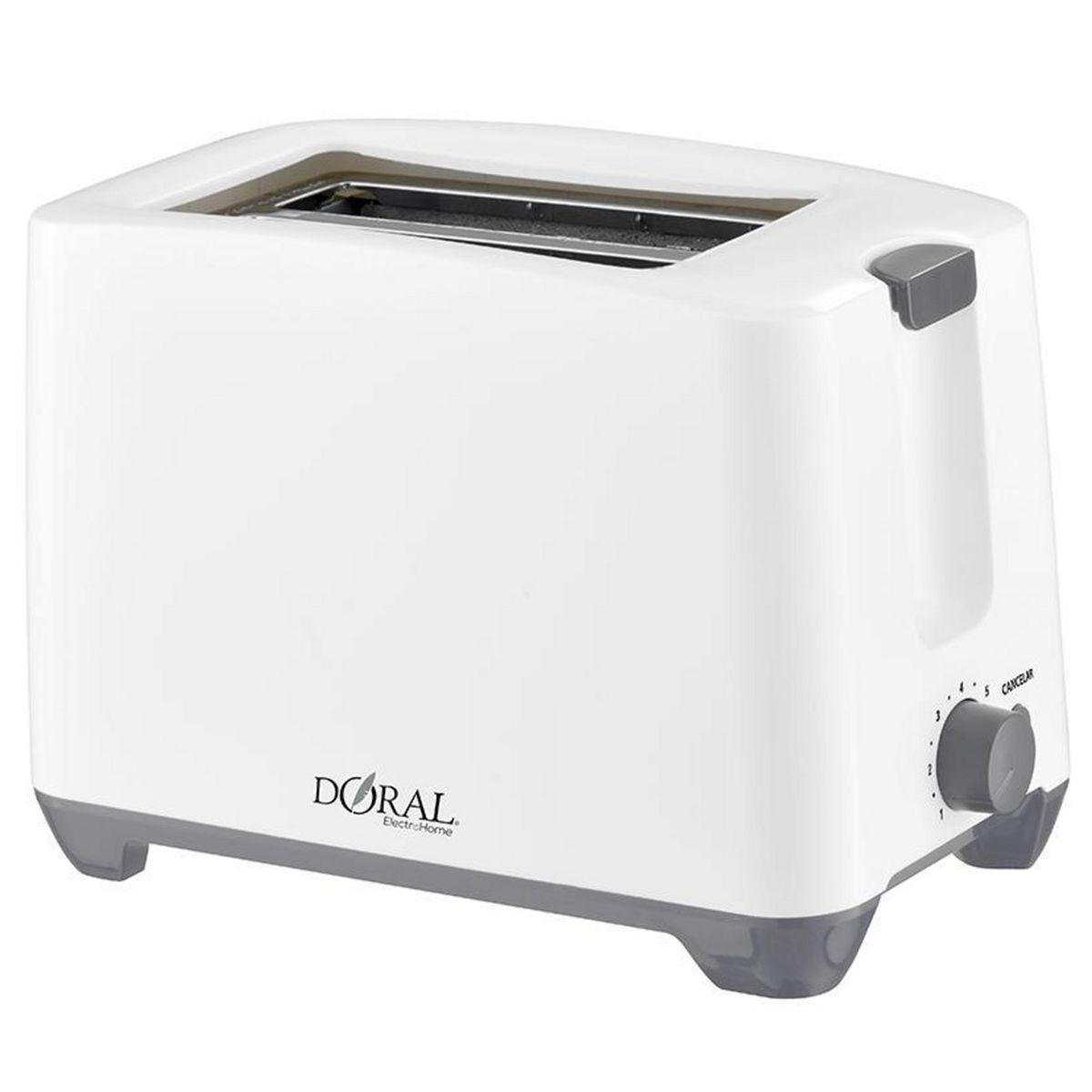 DORAL - Tostador Eléctrico 2 Rebanadas Blanco Toscana