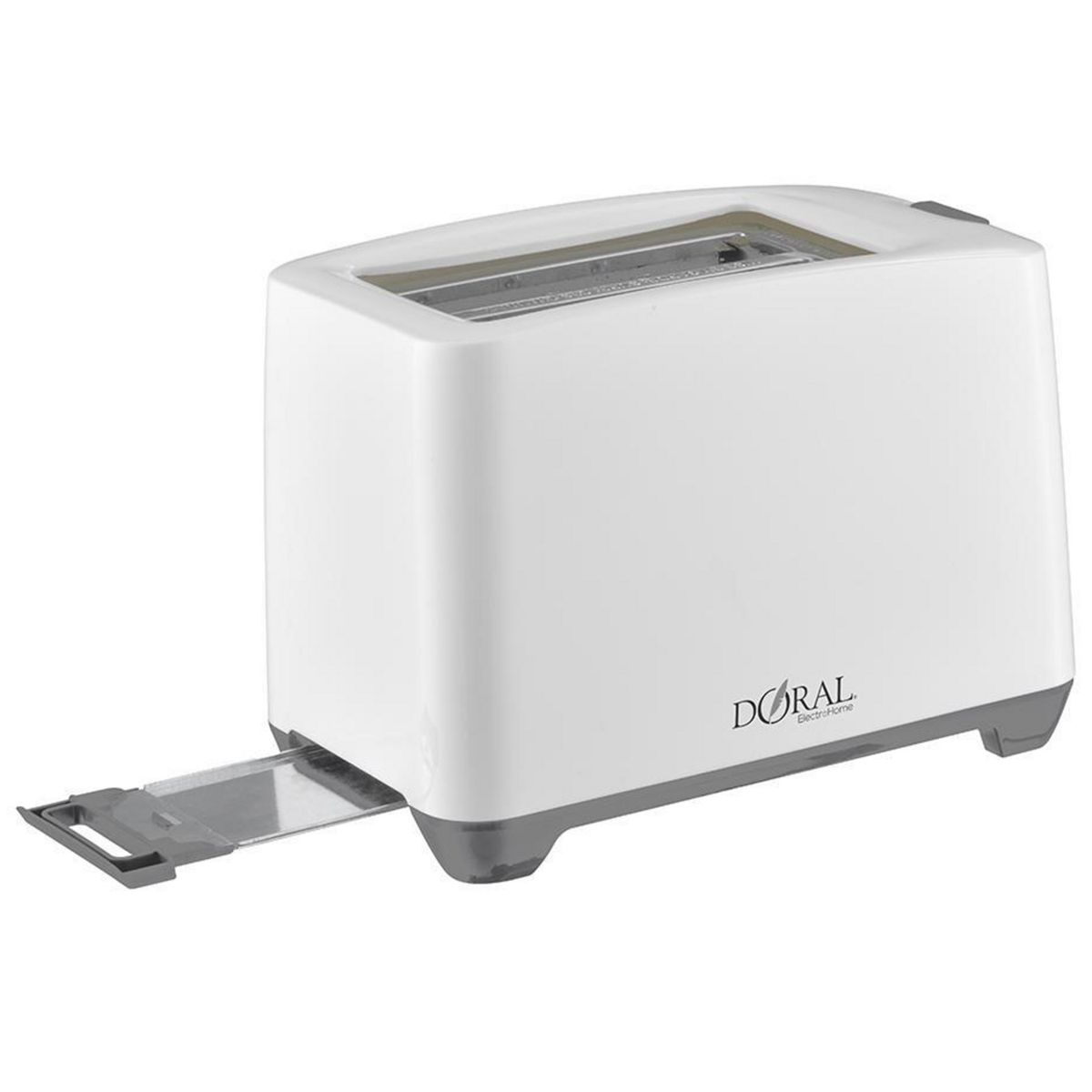 DORAL - Tostador Eléctrico 2 Rebanadas Blanco Toscana