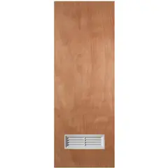 HOLZTEK - Puerta Interior Madera Terciada con Celosía Madera