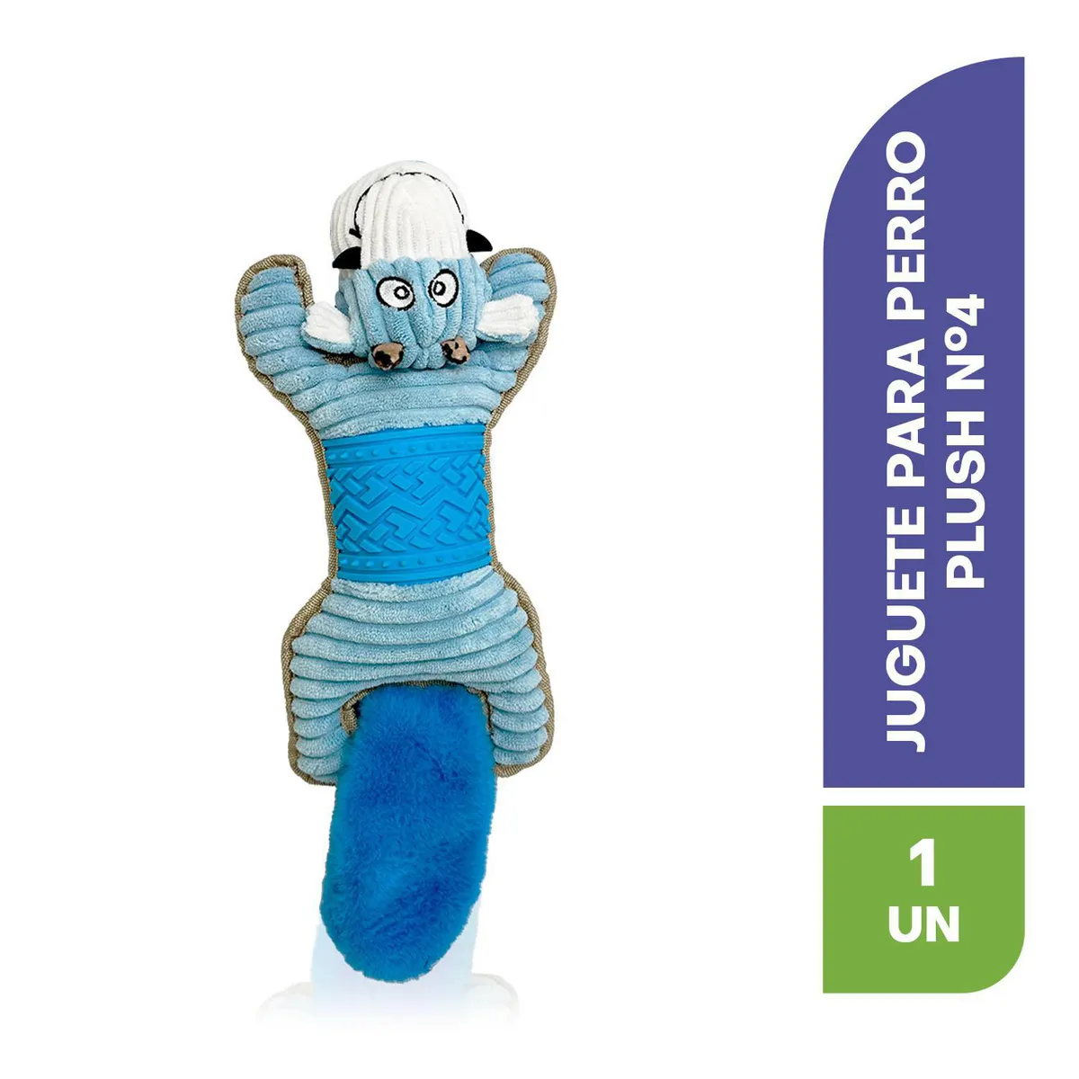 PETIZOOS - Juguete plush para perros, doble textura #4