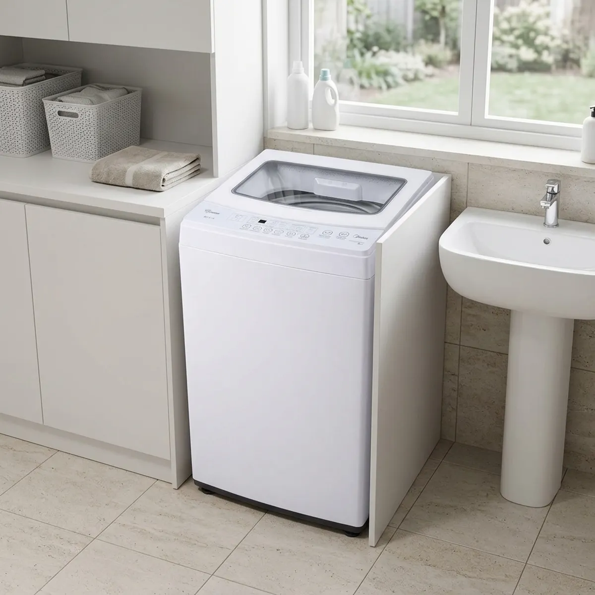 Lavadora Carga Superior 9 Blanco MLS-090BE04N, marca MIDEA - Foto 2