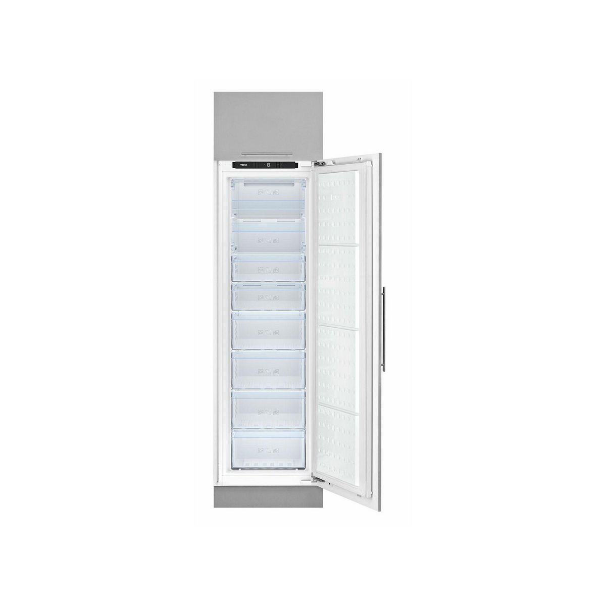 TEKA - Freezer Integrable No Frost con Display Vertical 220 Litros Blanco RSF-73360 FI WH EU