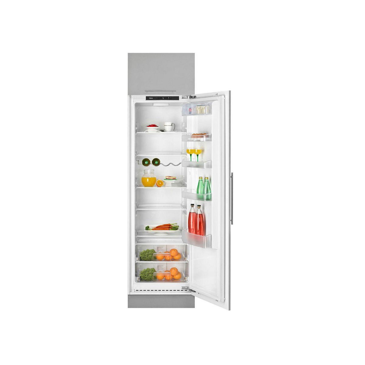 TEKA - Refrigerador Integrable con Función Vacaciones Convencional Frío Directo 309 Litros Blanco RSL-73360 FI