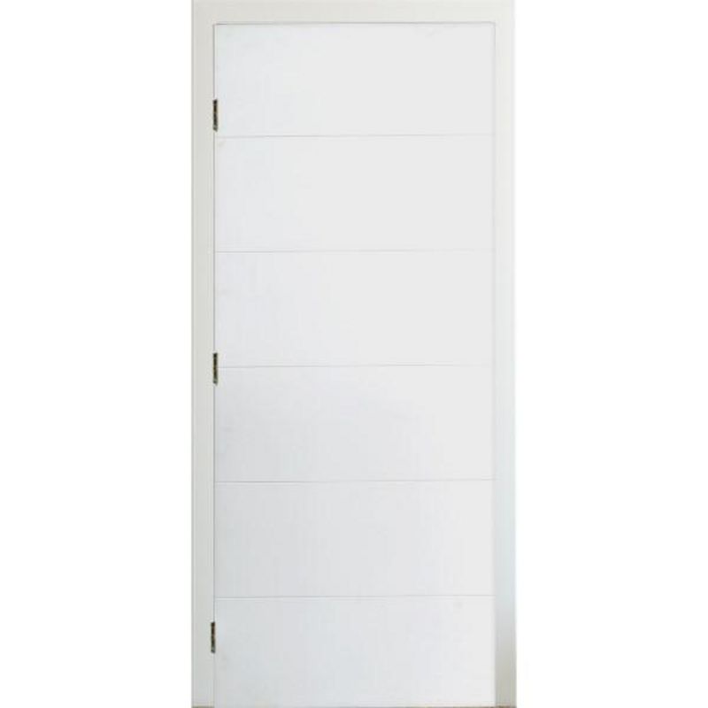 HOLZTEK - Puerta Interior MDF 70x200 cm F60 Rapel Blanco