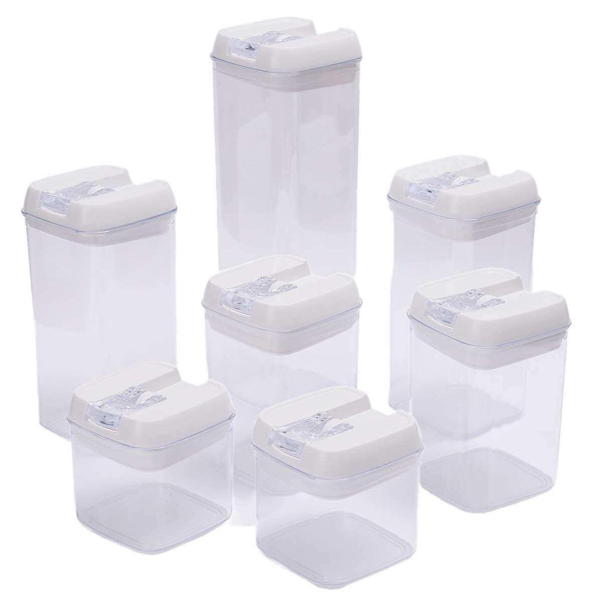 IMPORTADORA USA - Set 7 Contenedores Herméticos Plástico 2.8 l