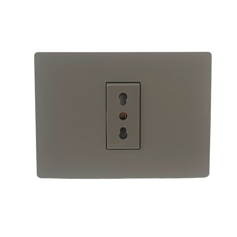 SINTHESI - Enchufe simple 10/16A armado S32 grey