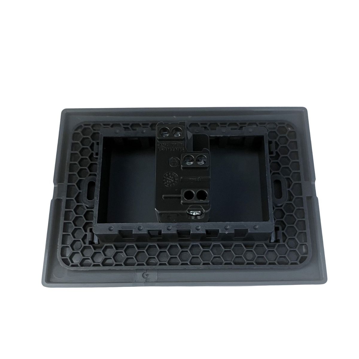 SINTHESI - Enchufe simple 10/16A armado S32 grey