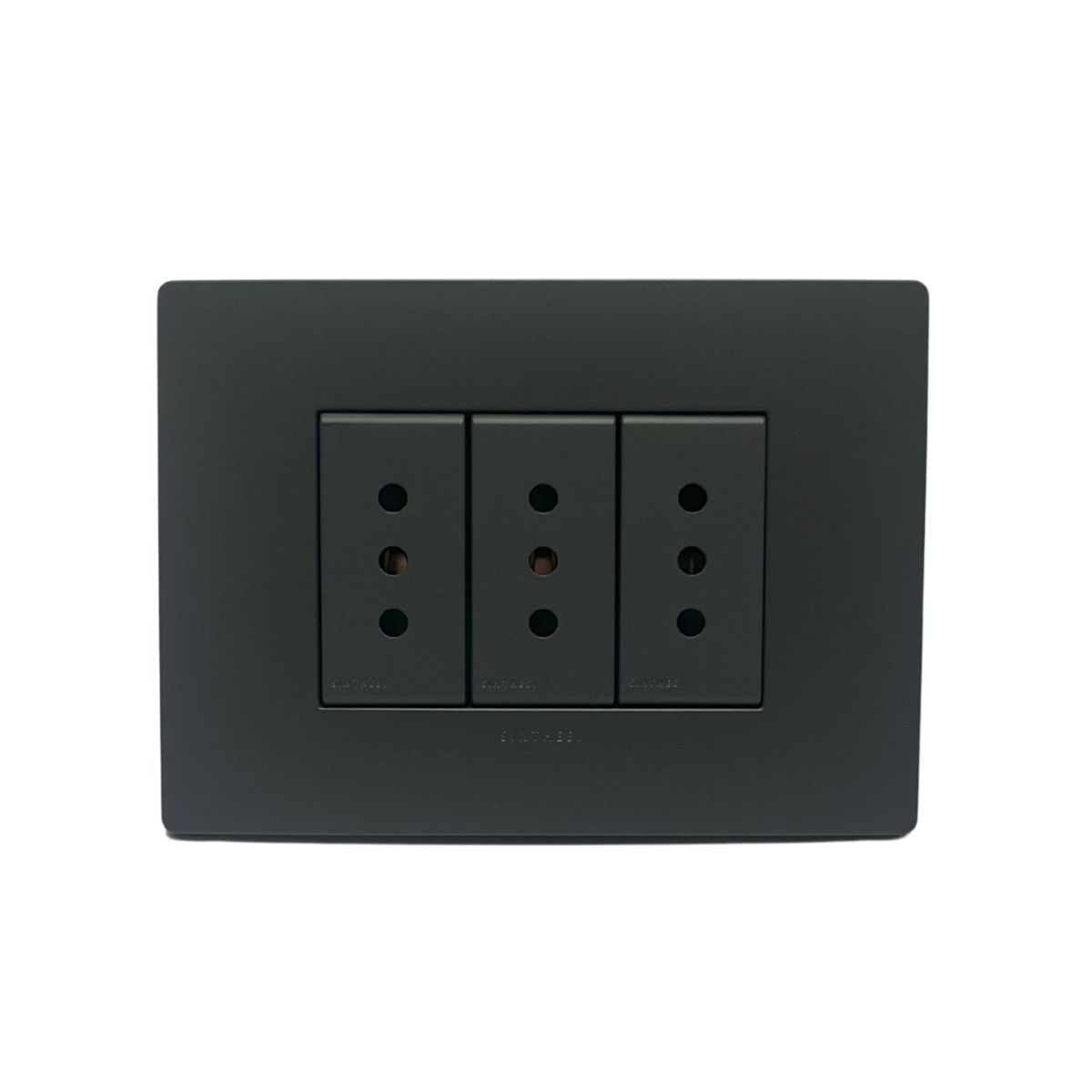 SINTHESI - Enchufe triplex 10A armado S33 noir