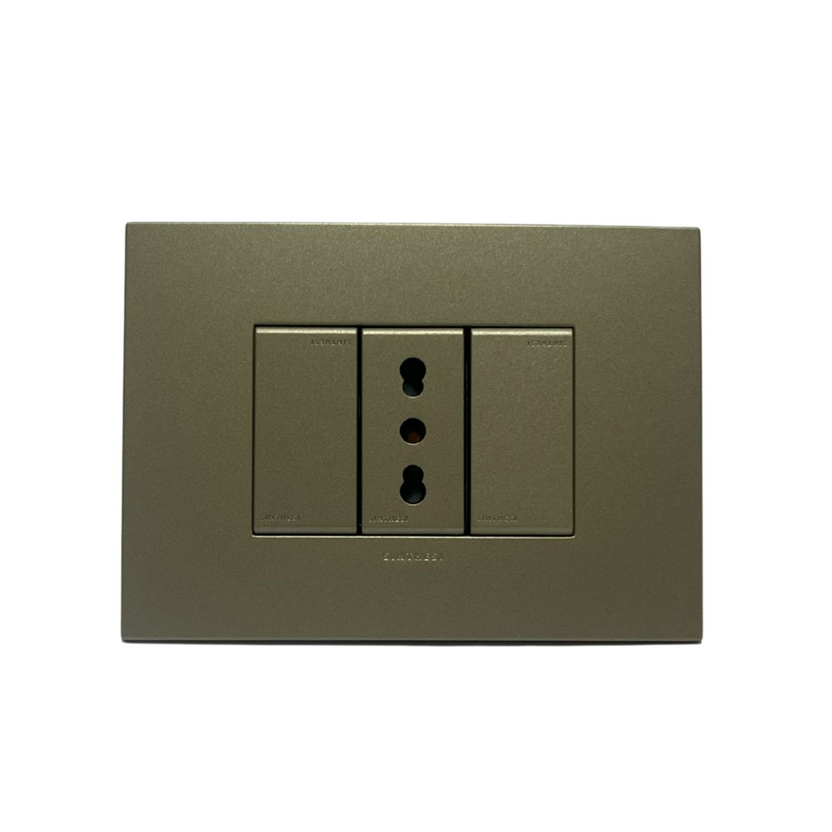 SINTHESI - Enchufe simple 10/16A armado S44 arena