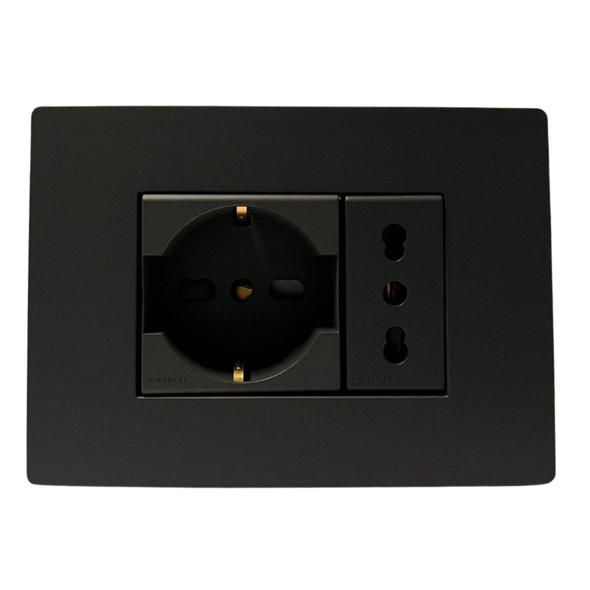 SINTHESI - Enchufe schuko 16A armado S33 noir