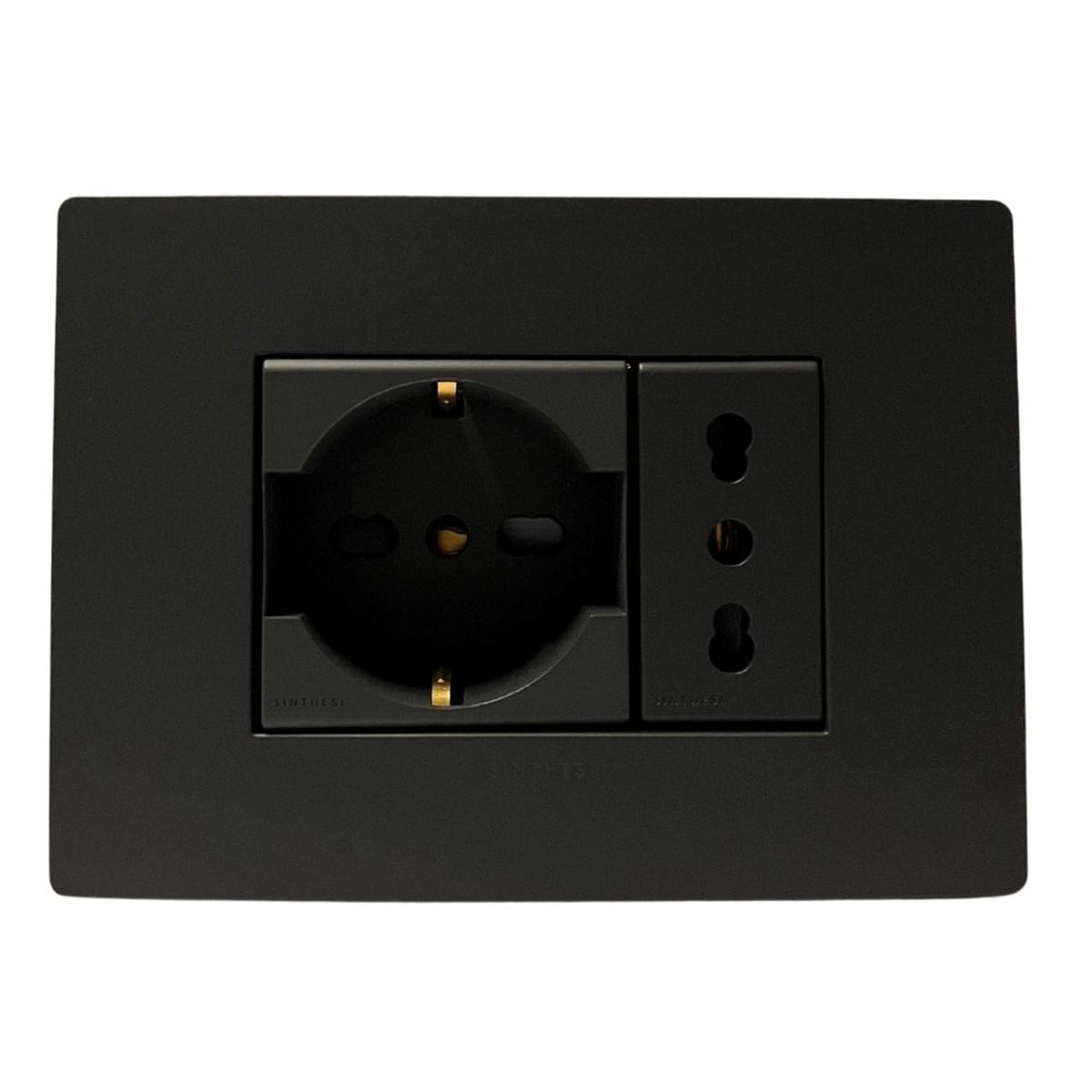 SINTHESI - Enchufe schuko 16A armado S33 noir