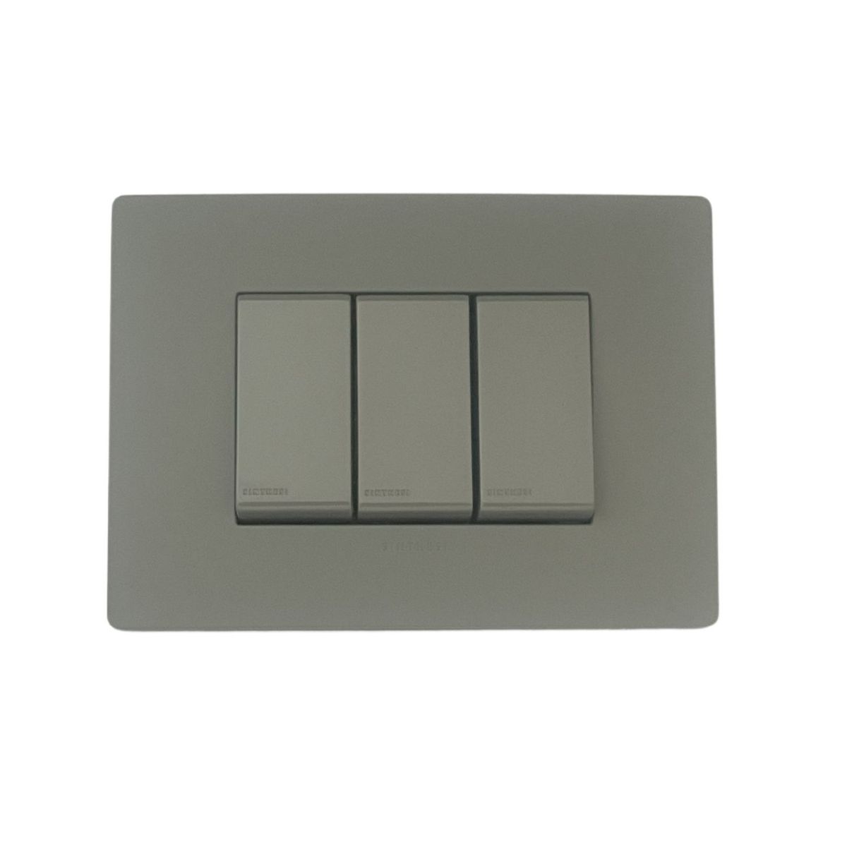 SINTHESI - Interruptor triple conmutador 9/24 armado S32 grey