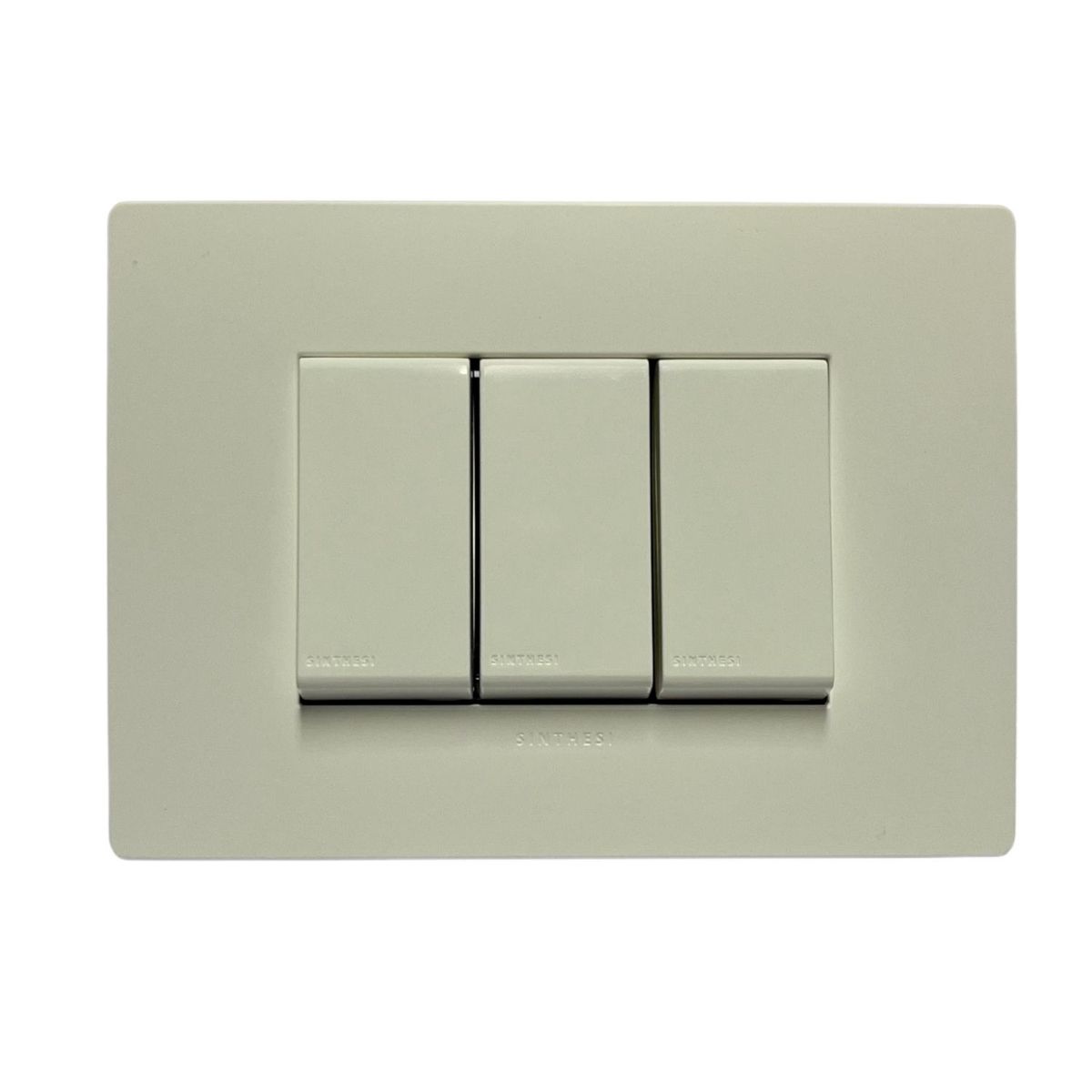 SINTHESI - Interruptor triple conmutador 9/24 armado S32 blanco