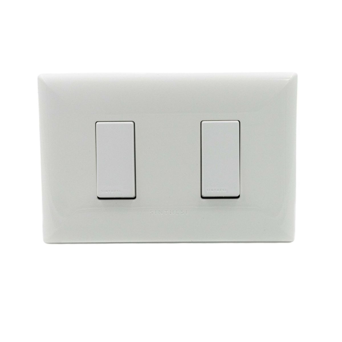 SINTHESI - Interruptor doble conmutador 9/24 armado S17 blanco