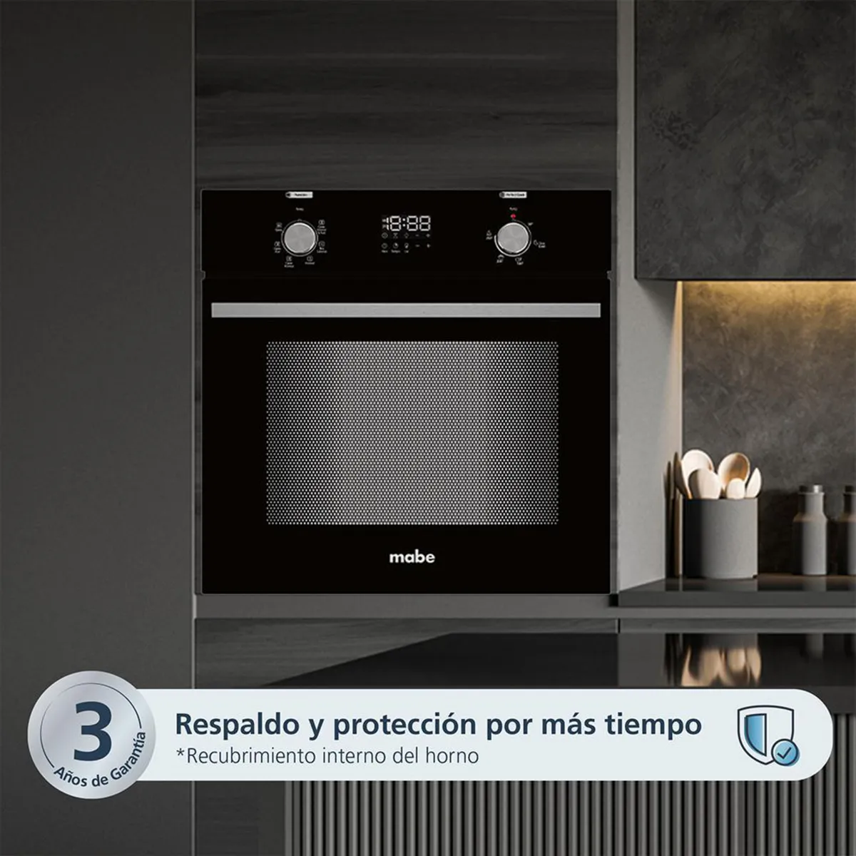 MABE - Horno Eléctrico Empotrado 54 Litros HM6045EXN0