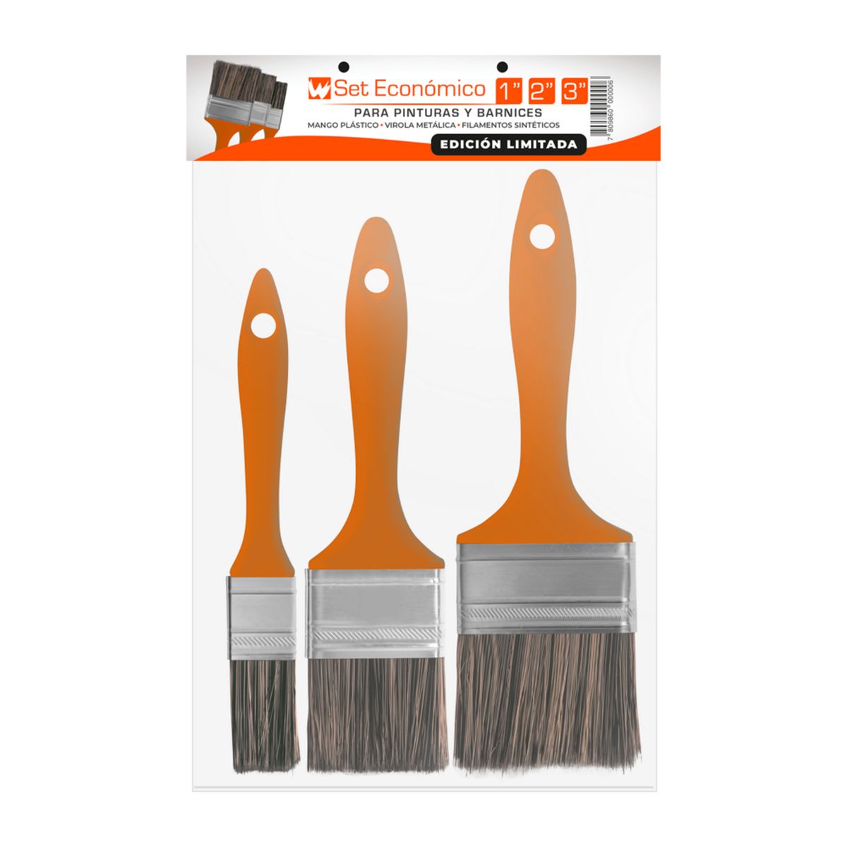 WESSER - Set de Brochas 1" 2" 3" Edición Limitada