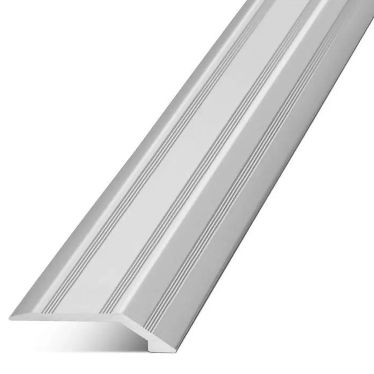 ATRIM - Cubrejunta Aluminio Cromo Mate