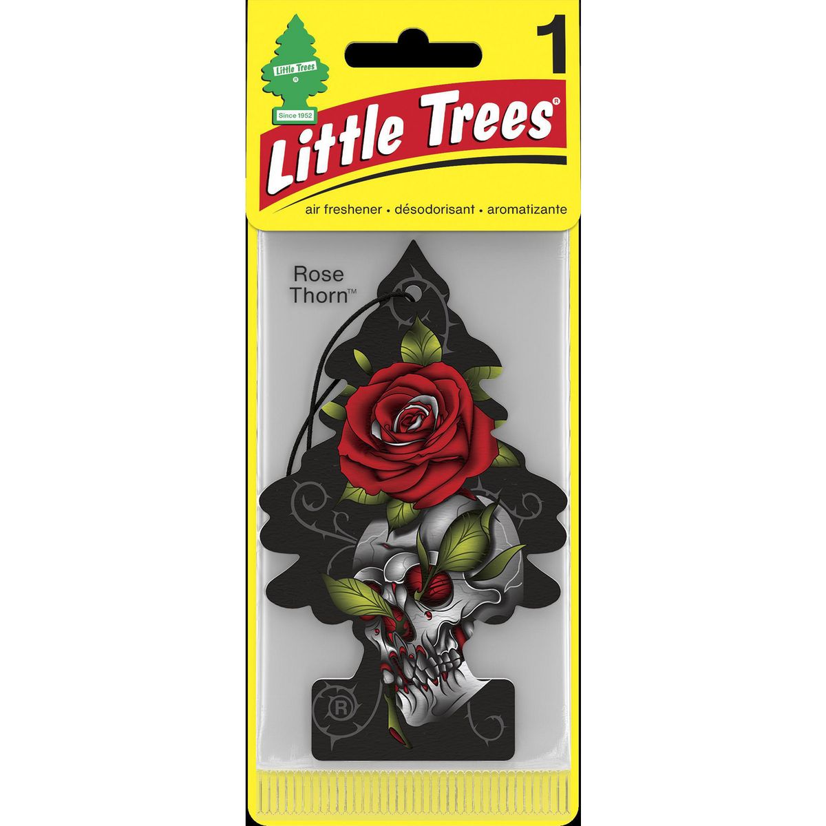 LITTLE TREES - Aromatizante Little Trees Rosal Fragancia Larga Duración para Auto