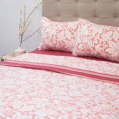 DORAL - Sábana Polar Estampada Deluxe Multicolor