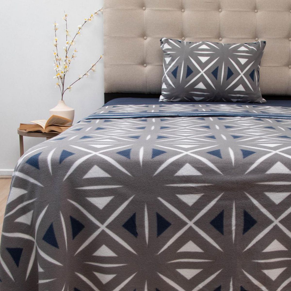 DORAL - Sábana Polar Estampada Deluxe Multicolor