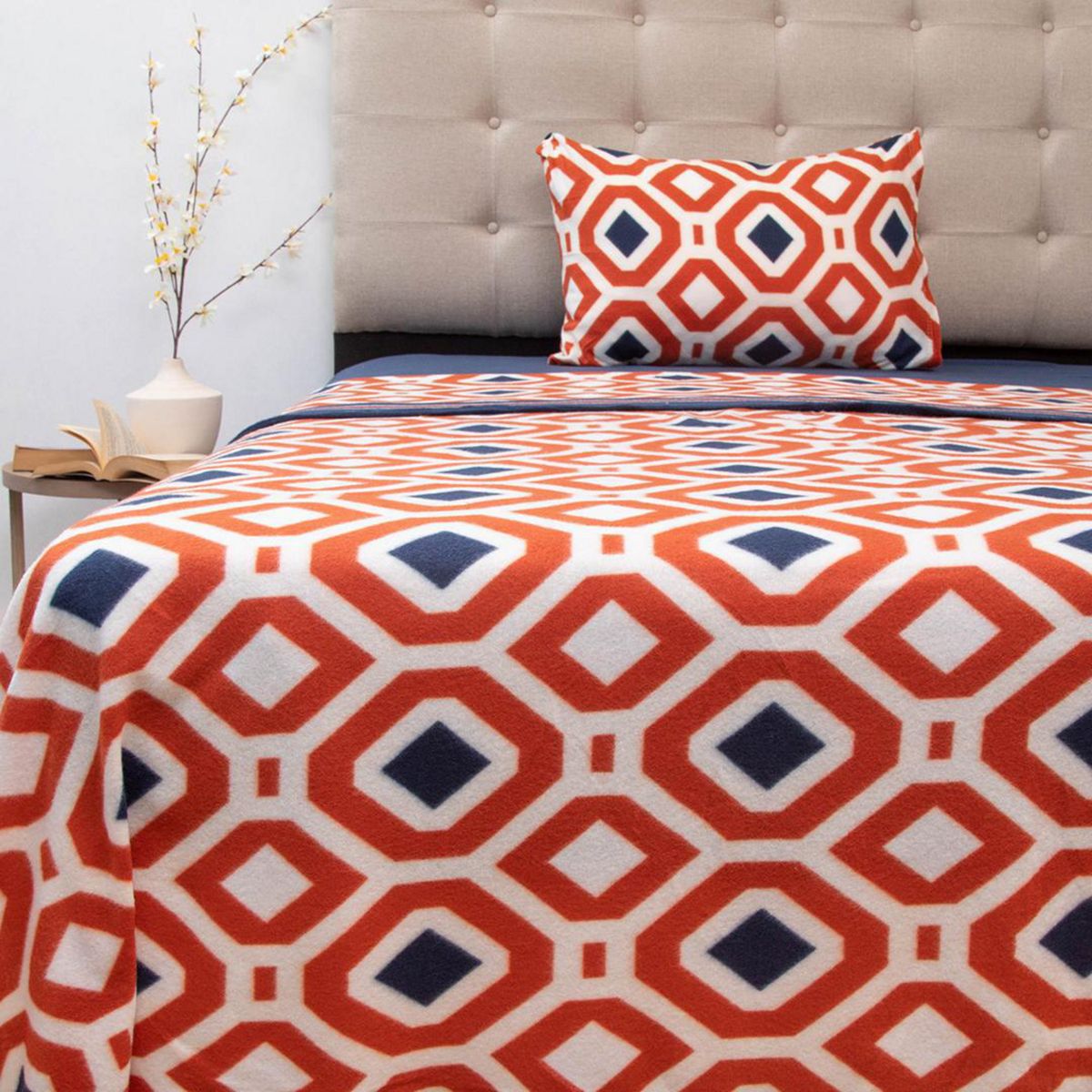 DORAL - Sábana Polar Estampada Deluxe Multicolor