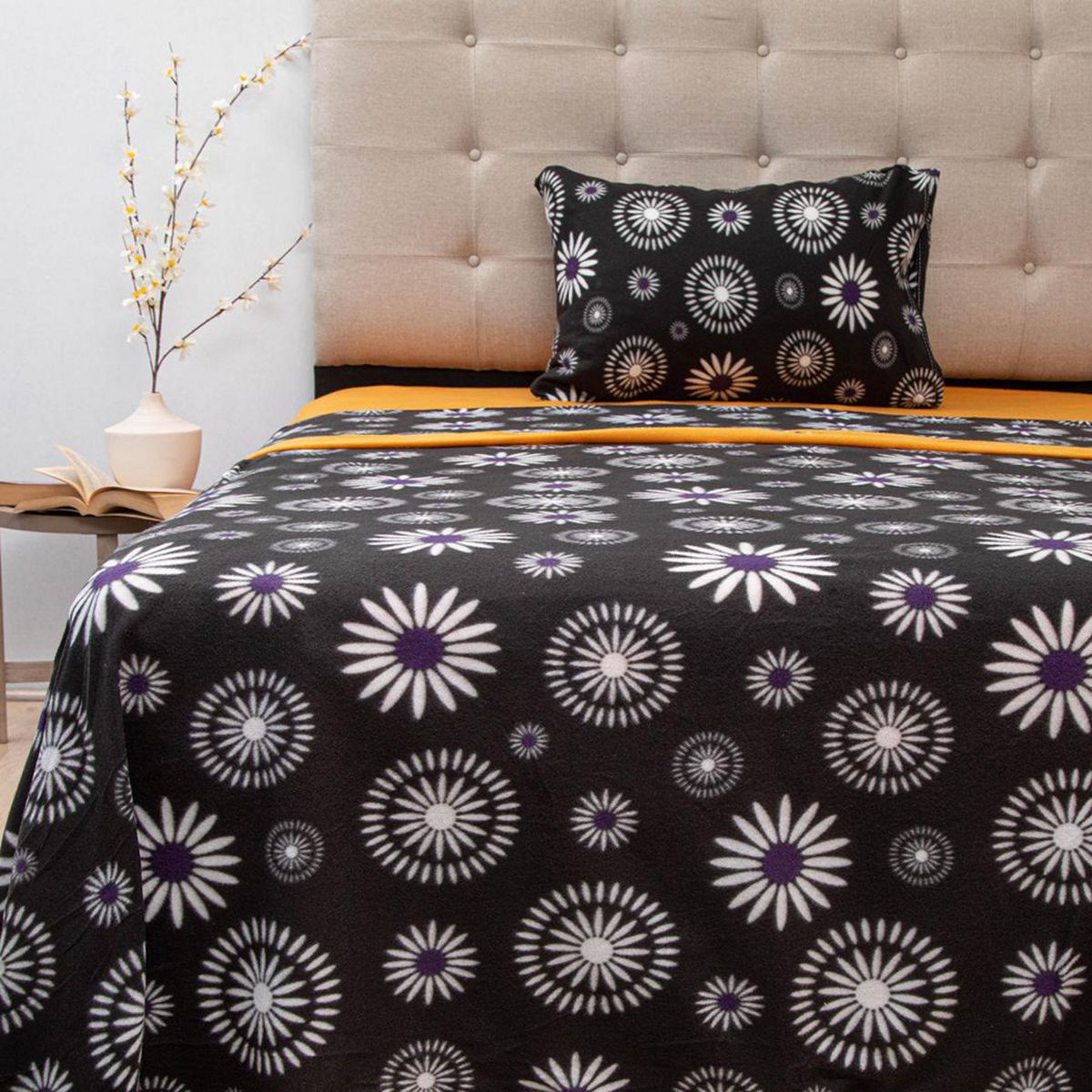 DORAL - Sábana Polar Estampada Deluxe Multicolor