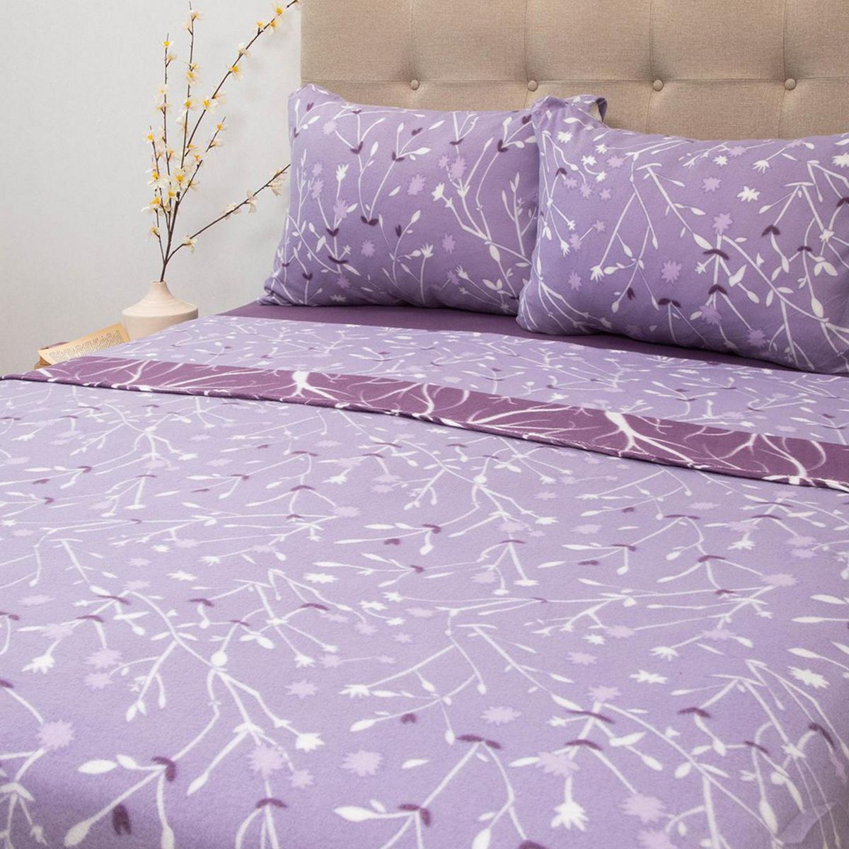 DORAL - Sábana Polar Estampada Deluxe Multicolor