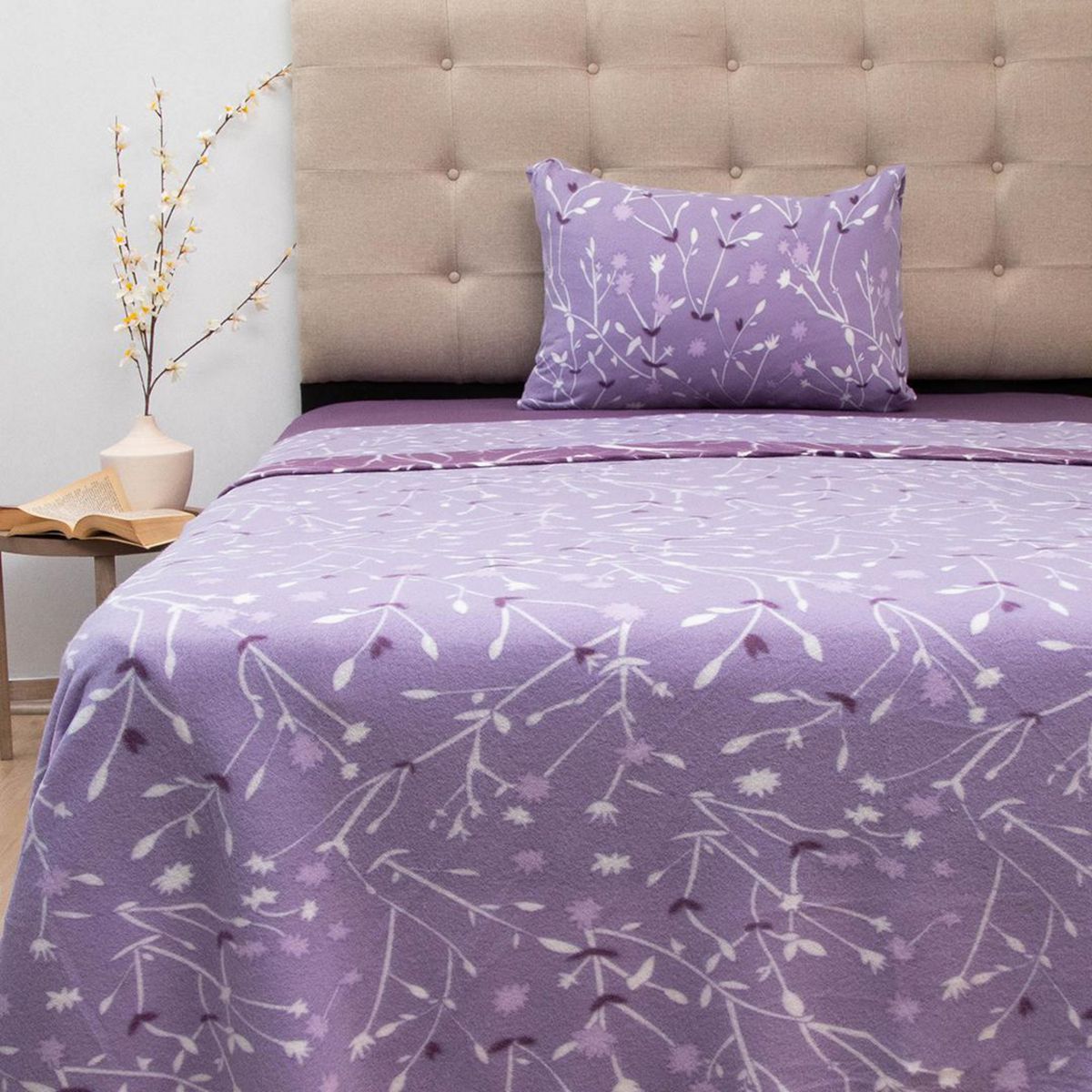 DORAL - Sábana Polar Estampada Deluxe Multicolor