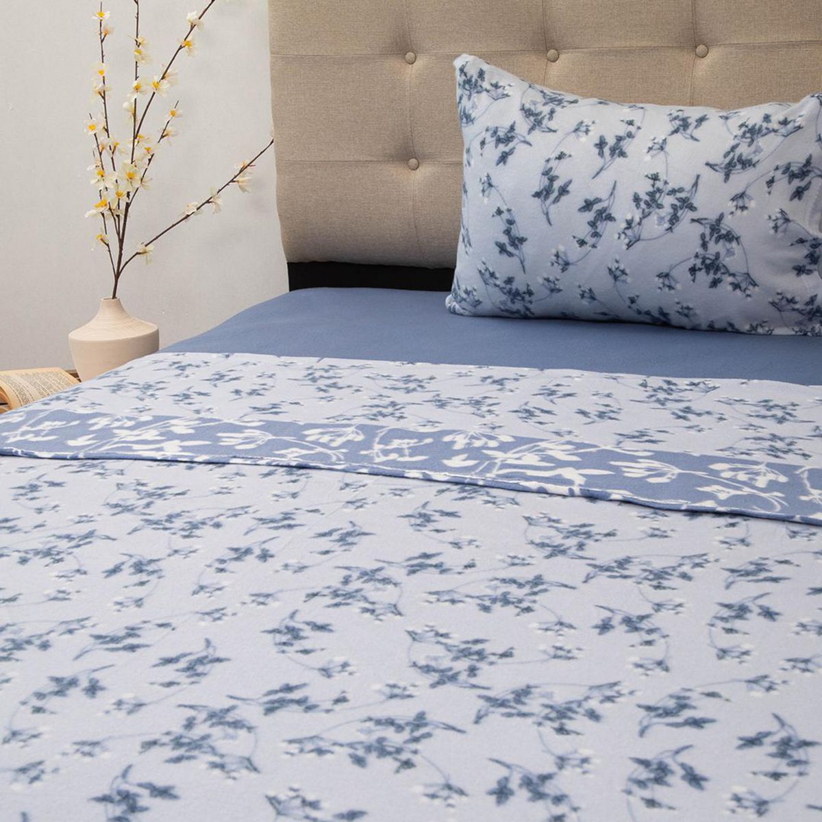 DORAL - Sábana Polar Estampada Deluxe Multicolor