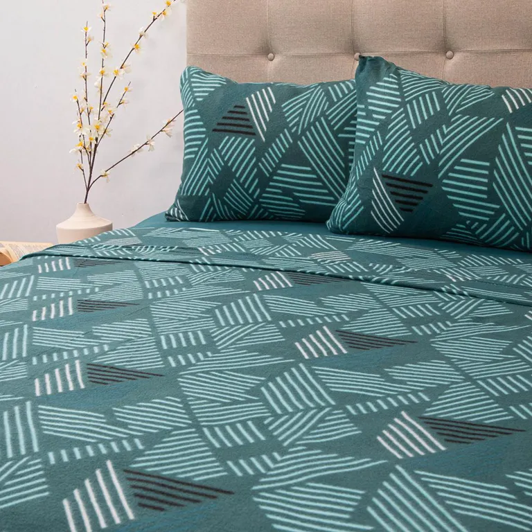 Sábana Polar Estampada Deluxe Multicolor