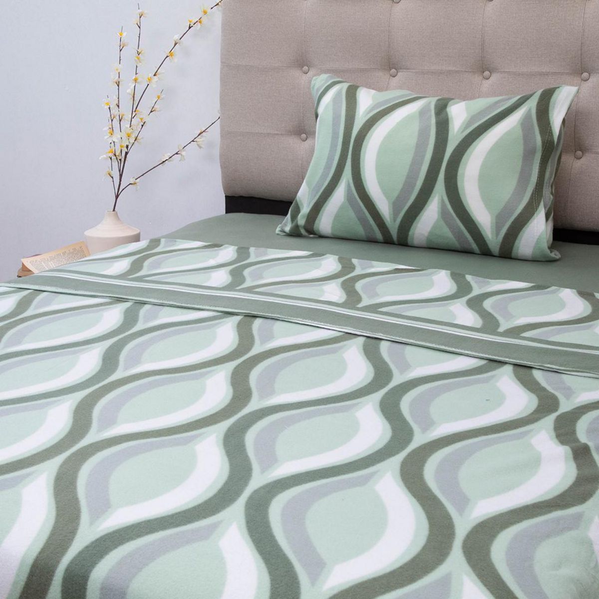 DORAL - Sábana Polar Estampada Deluxe Multicolor