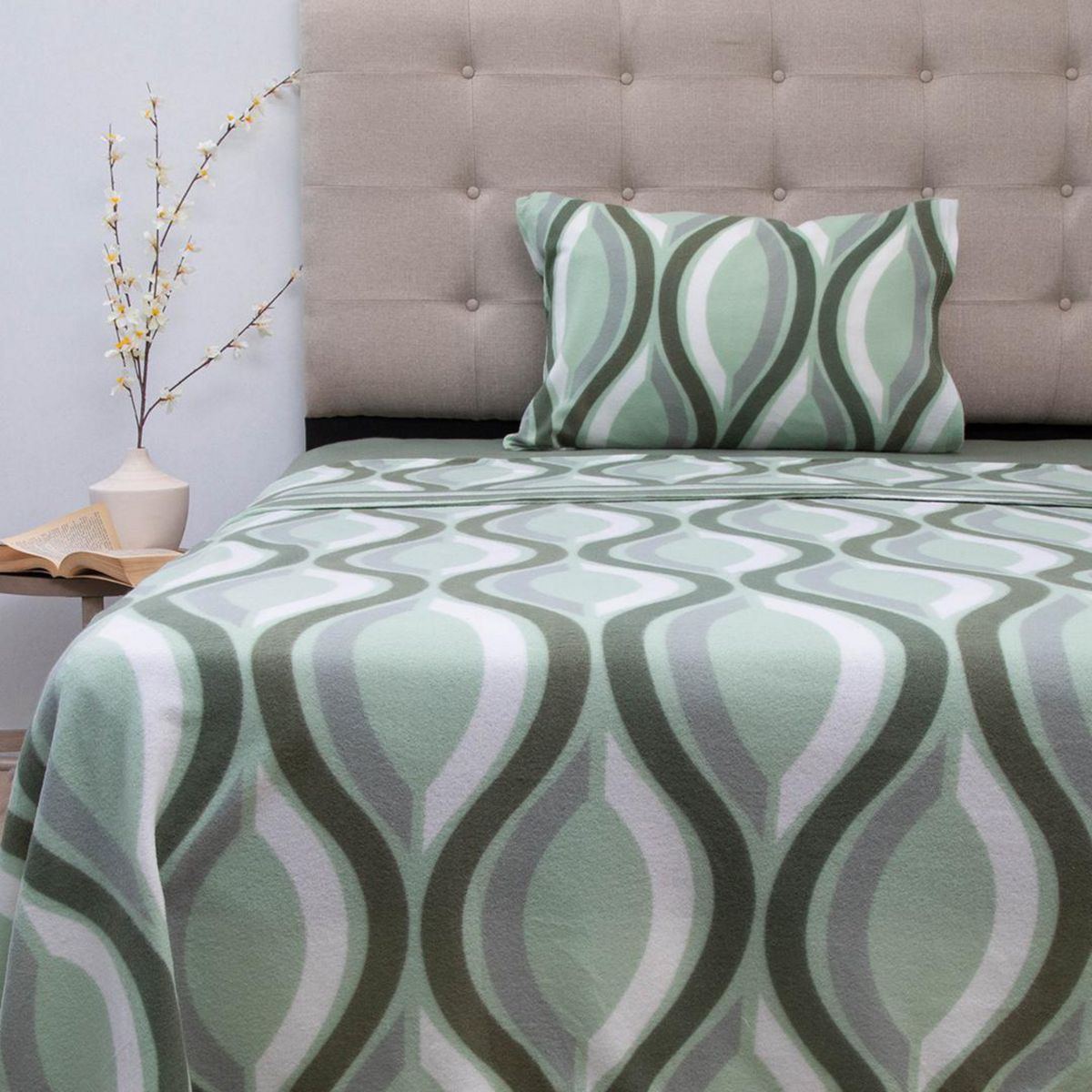 DORAL - Sábana Polar Estampada Deluxe Multicolor