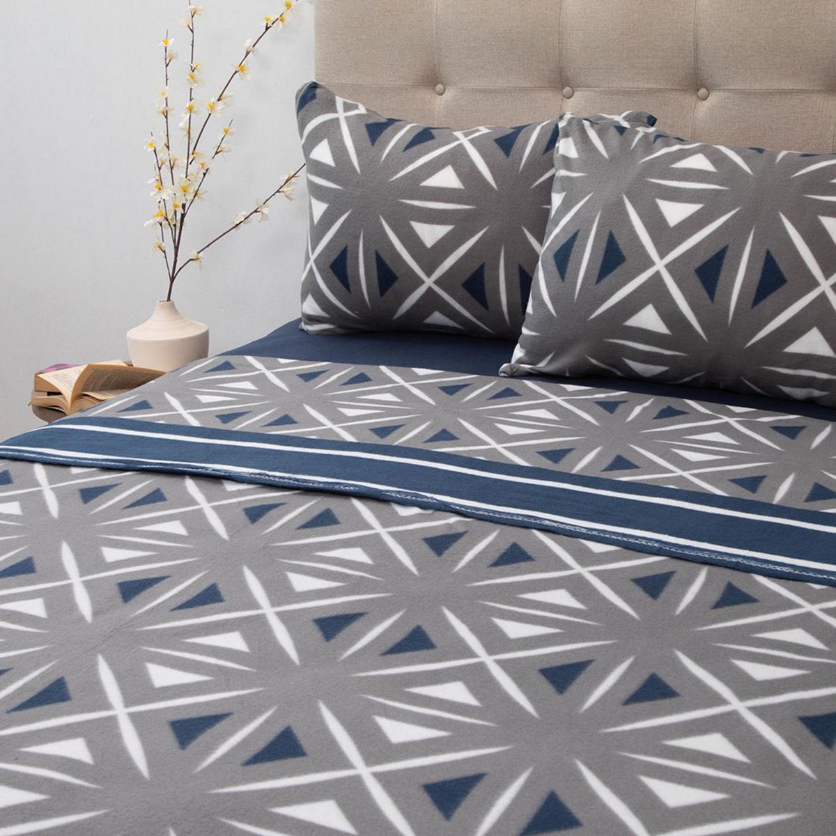 DORAL - Sábana Polar Estampada Deluxe Multicolor