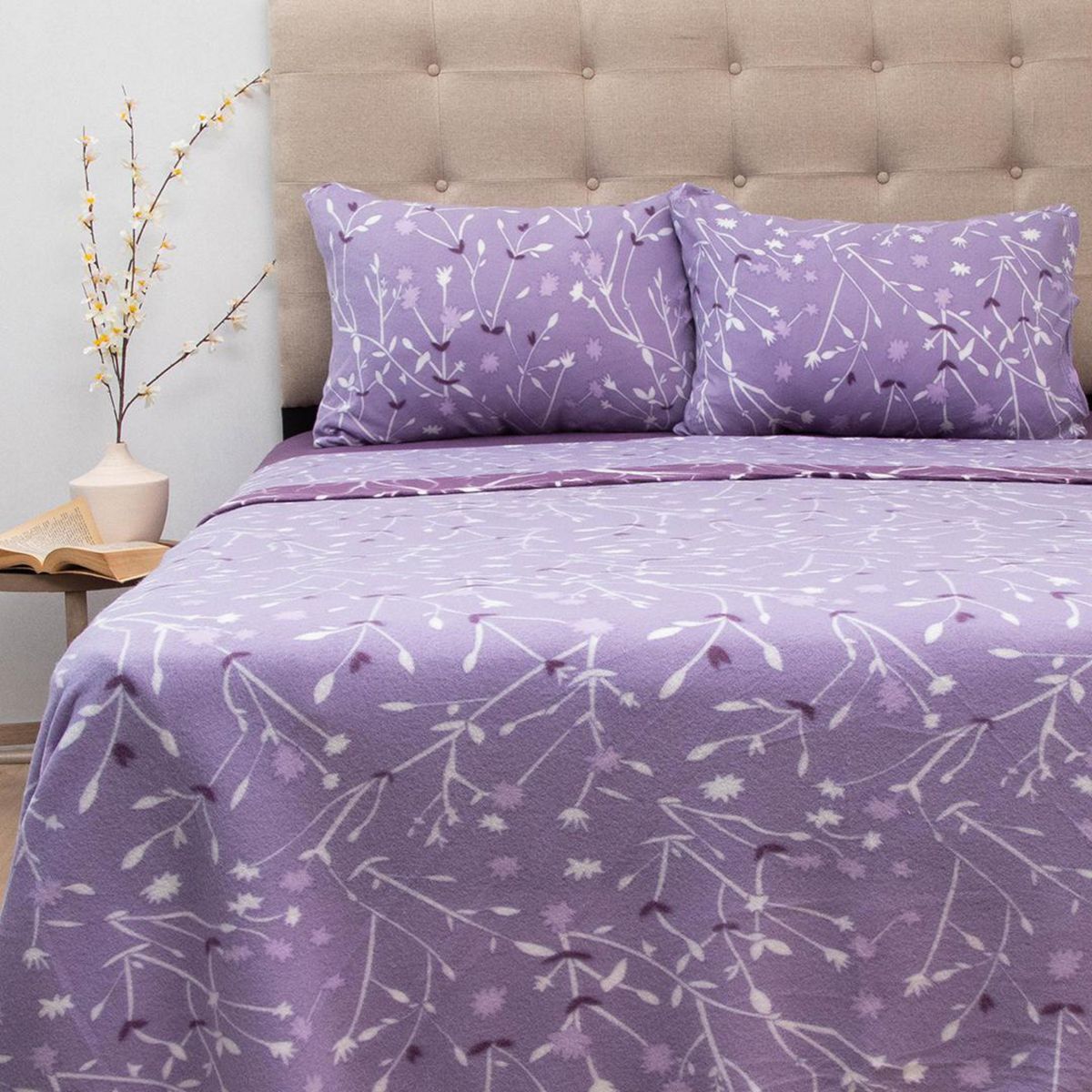 DORAL - Sábana Polar Estampada Deluxe Multicolor