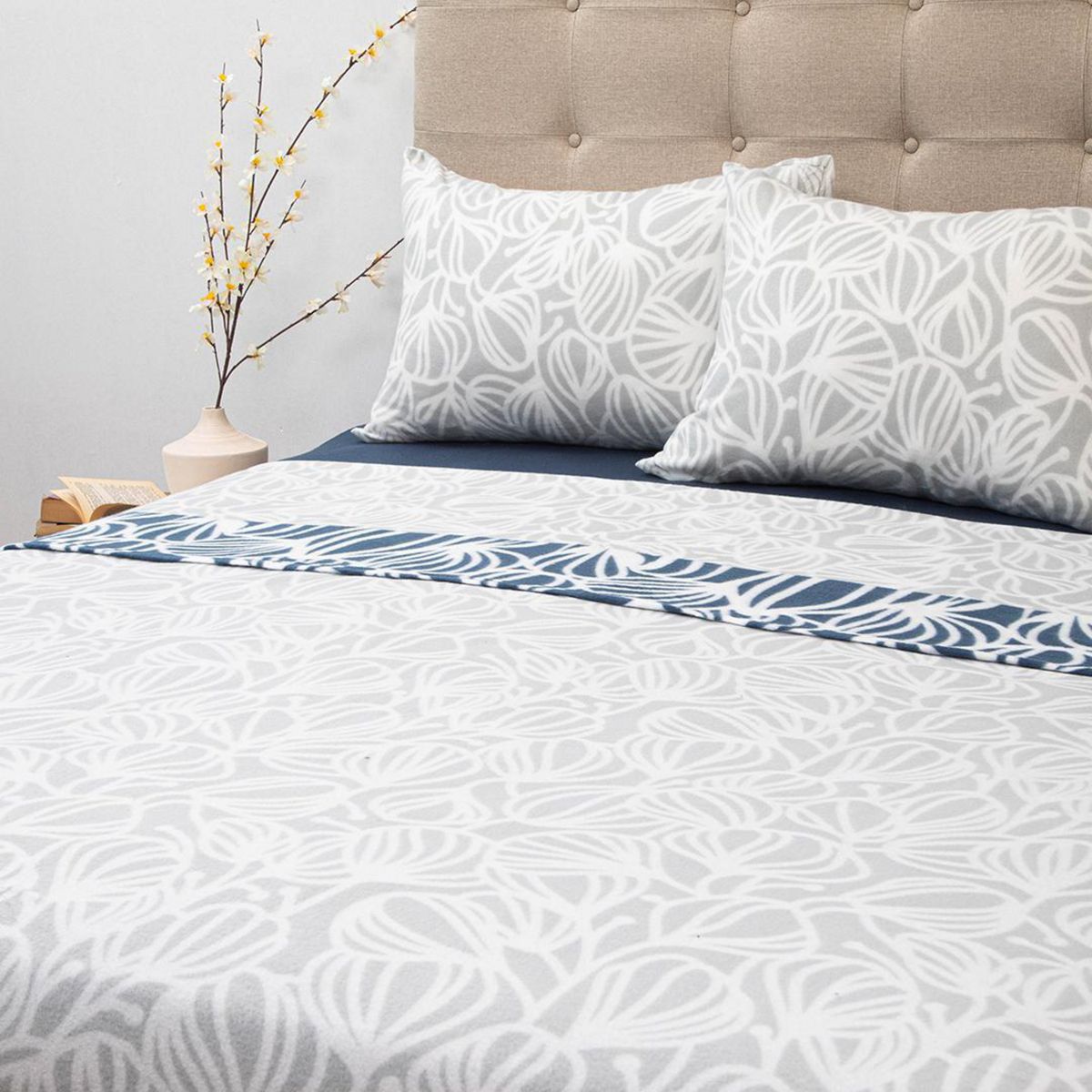 DORAL - Sábana Polar Estampada Deluxe Multicolor