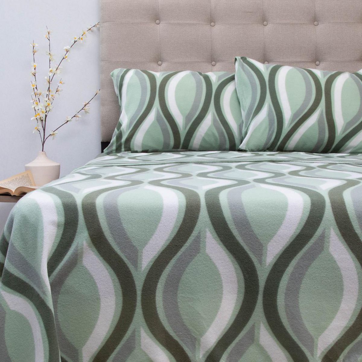 DORAL - Sábana Polar Estampada Deluxe Multicolor