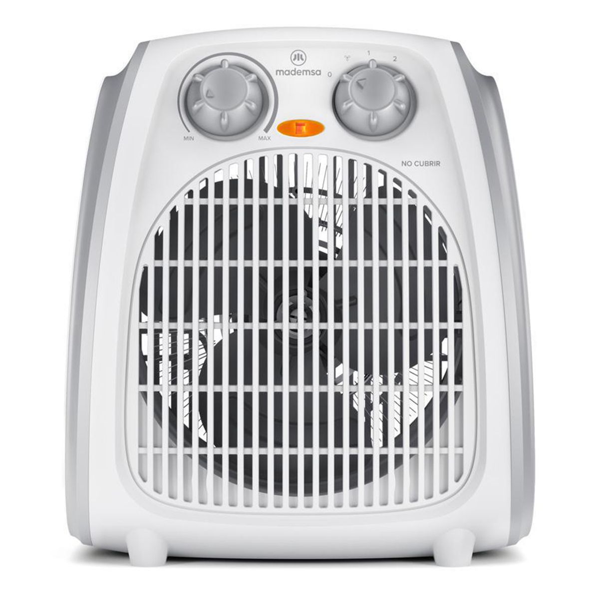 MADEMSA - Termoventilador 2 Velocidades Eléctrico 1800 W TV300 Blanco