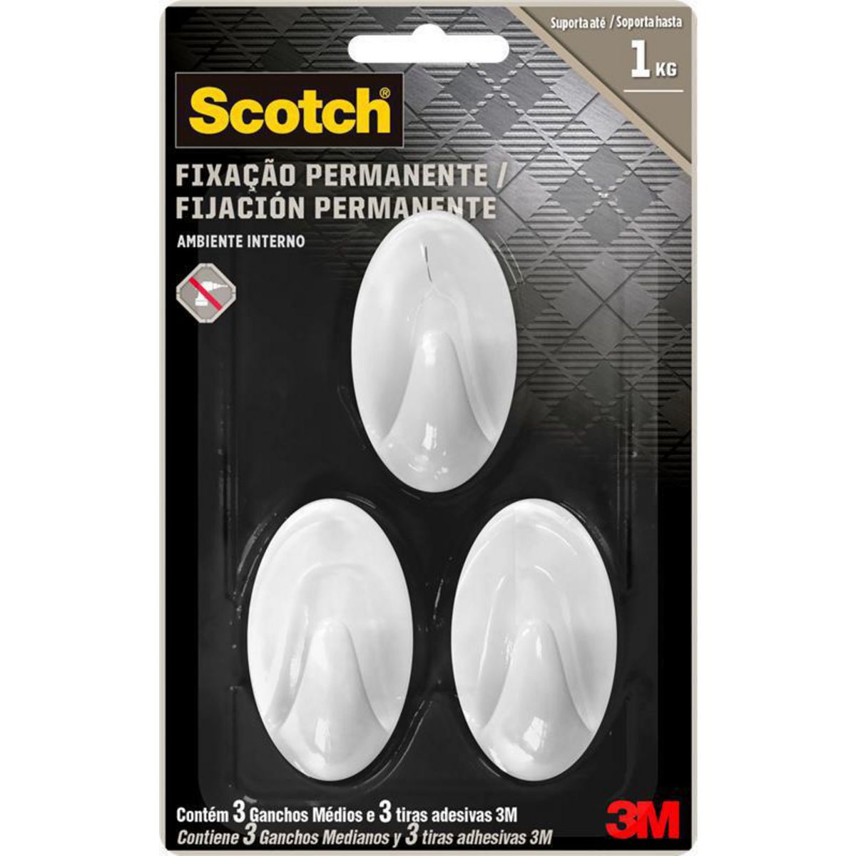 SCOTCH - Gancho Permanente M 1 kg
