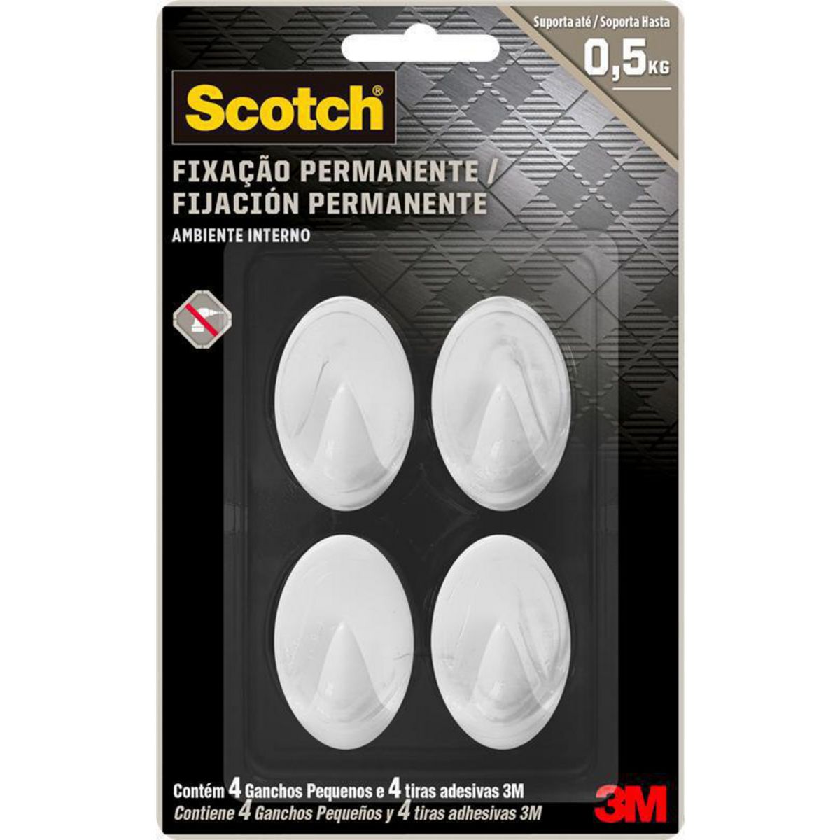 SCOTCH - Gancho Permanente S 0,5 kg