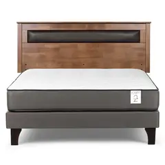 ROSEN - Cama 2 Plazas Europea New Style 2 Plus Gris