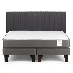 ROSEN - Cama King New Style 2 Plus Gris