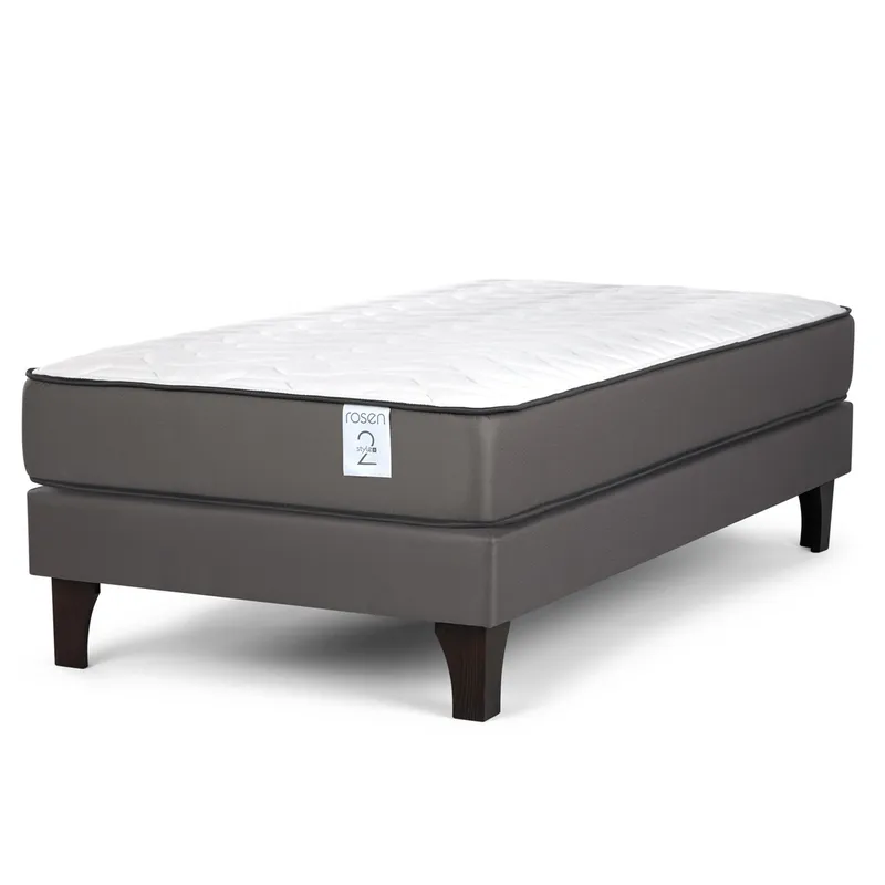 ROSEN - Cama 1 Plaza Europea New Style 2 Plus Gris
