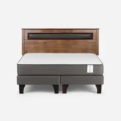 ROSEN - Cama King Europea New Style 2 Plus Gris