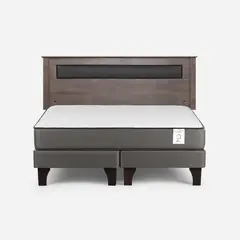 ROSEN - Cama King Europea New Style 2 Plus Gris
