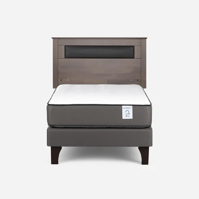 Cama 1.5 Plazas Europea New Style 2 Plus + Respaldo