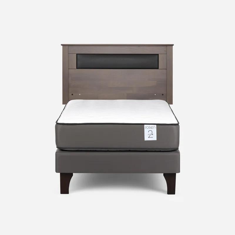 ROSEN - Cama 1.5 Plazas Europea New Style 2 Plus + Respaldo