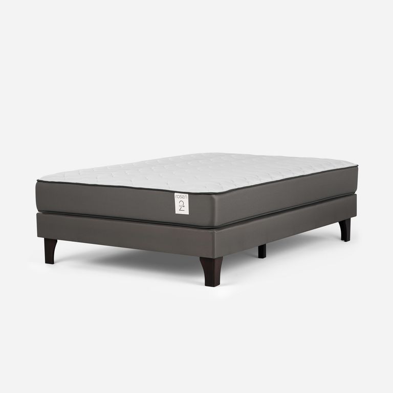 ROSEN Cama 2 plazas Europea New Style 2 Plus Gris