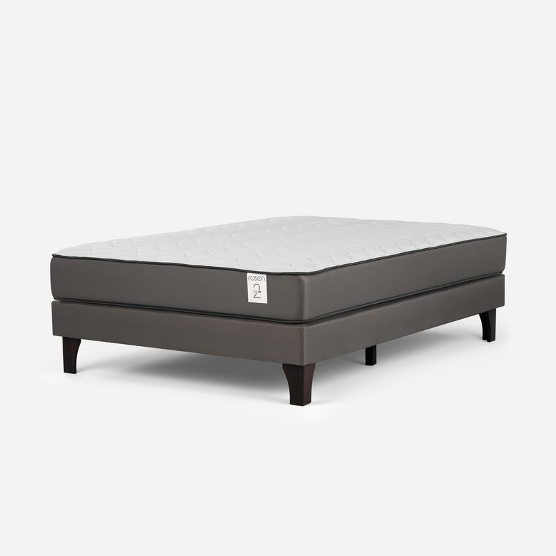 ROSEN - Cama 2 Plazas Europea New Style 2 Plus Gris