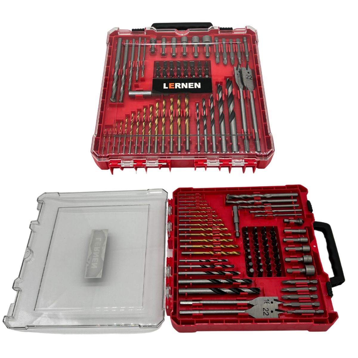 LERNEN - Kit brocas y dados 70 piezas
