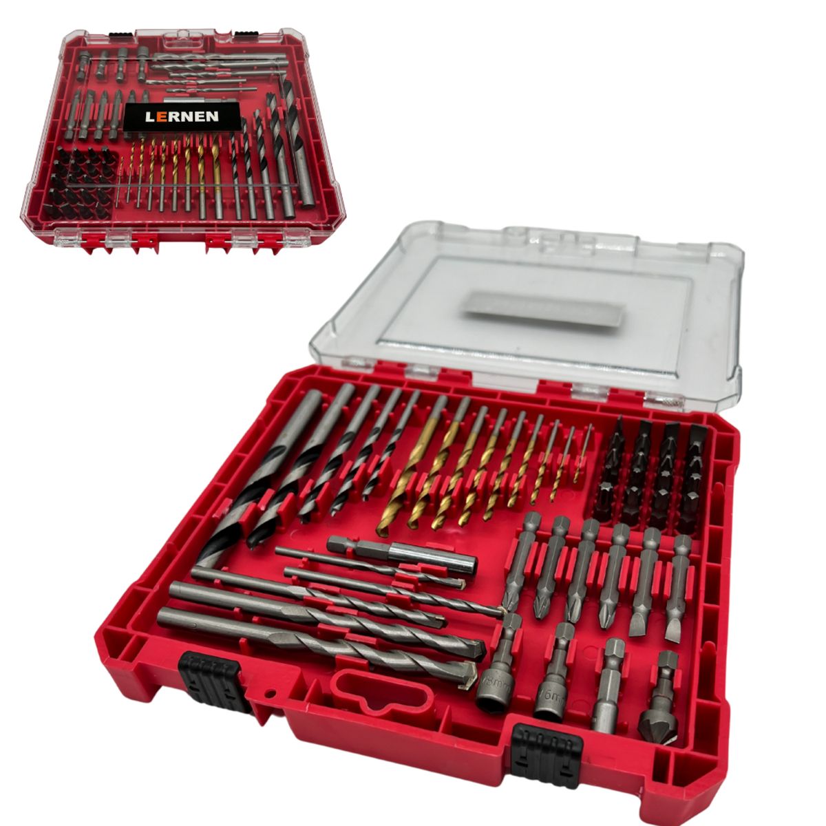 LERNEN - Kit brocas y dados 50 piezas